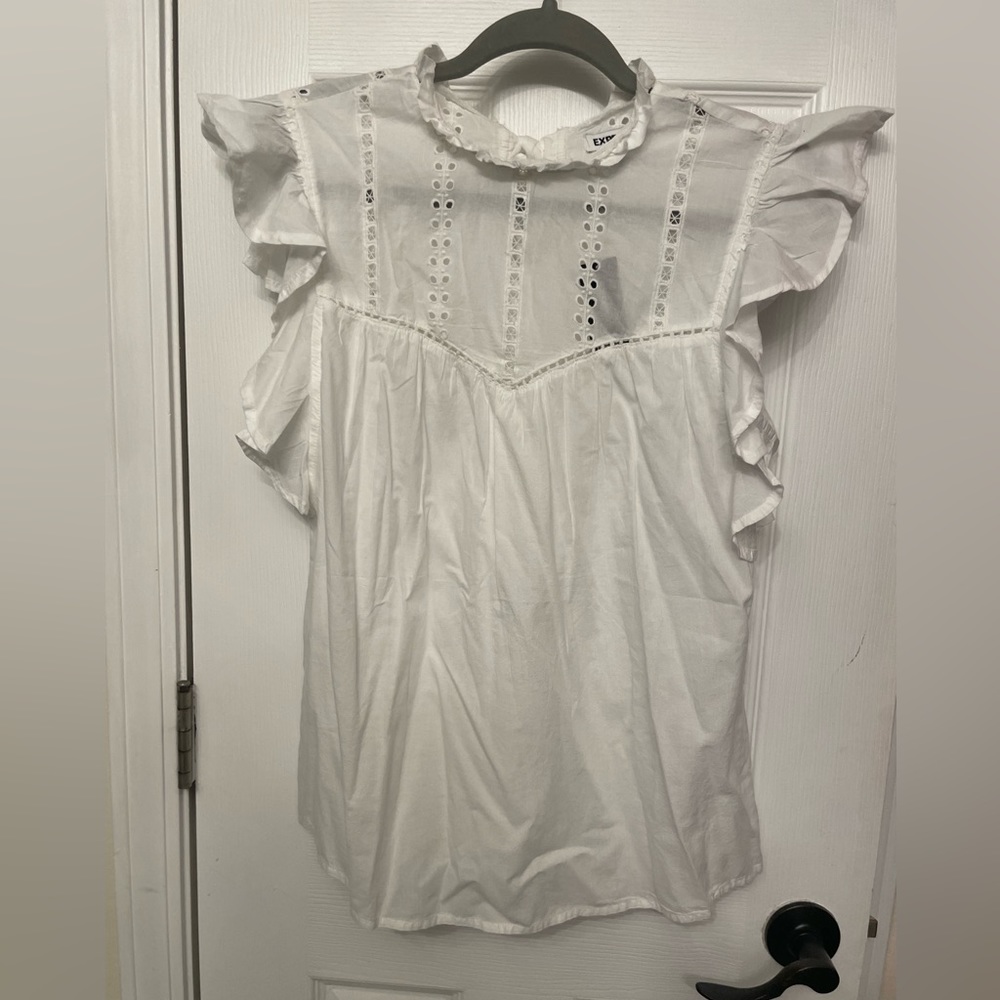 Express Women’s white top, NWT, size M